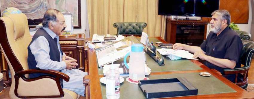 کوئٹہ: گورنر بلوچستان امان اللہ خان یاسین زئی سے چیف کنزرویٹر ..