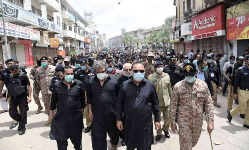 کراچی: گورنرسندھ عمران اسماعیل یوم عاشورہ کے موقع پر مرکزی ..