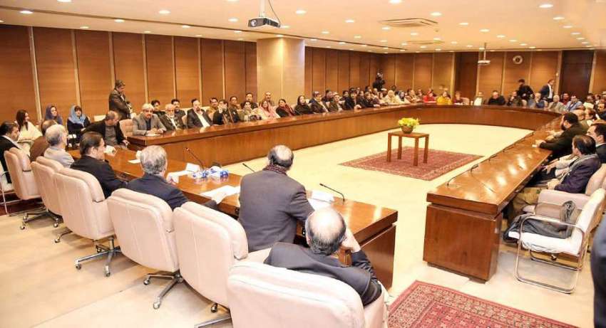 اسلام آباد: وزیر اعظم عمران خان پارلیمانی پارٹی اجلاس کی ..