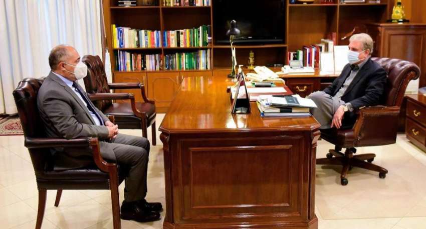 اسلام آباد، وزیر خارجہ شاہ محمود قریشی سے سفیر فرخ امیل ..