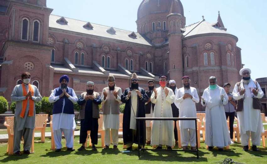 لاہور، مسلمان، عیسائی، ہندو، سکھ رہنما سیکرڈ ہارٹ کیتھڈرل ..