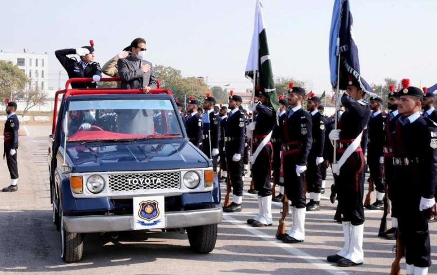 اسلام آباد، وزیراعظم عمران خان پولیس لائن ہیڈکوارٹرز کے ..