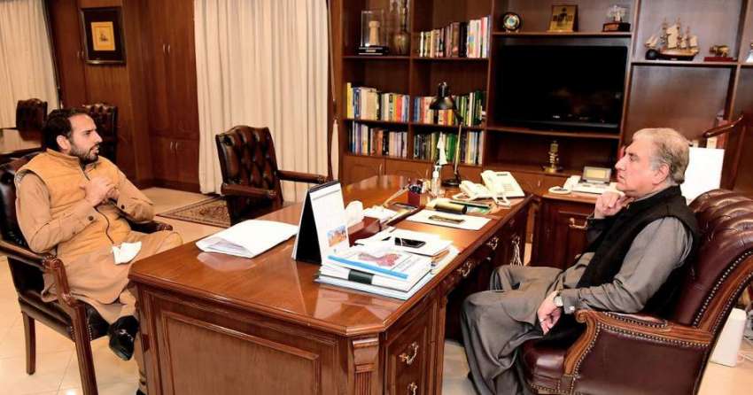 اسلام آباد، وزیر خارجہ شاہ محمود قریشی سے وزیر ایکسائز اینڈ ..