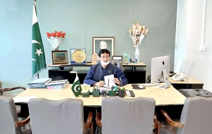 اسلام آباد: وفاقی وزیر برائے انفارمیشن ٹیکنالوجی اور ٹیلی ..