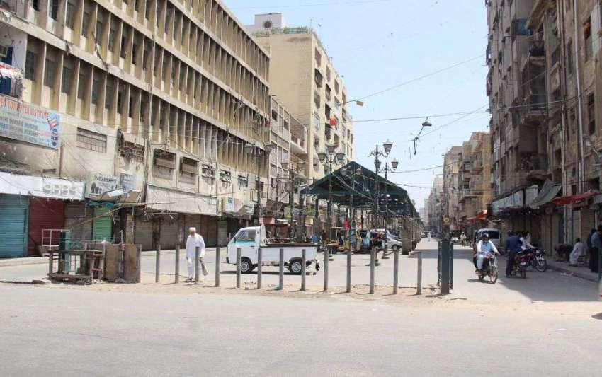 کراچی: لاک ڈاون کے 23 ویں روز میں صدر میں سناٹا چھایا ہوا ہے۔ ..