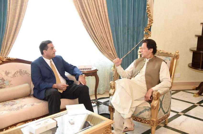 اسلام آباد: وزیراعظم عمران خان سے مشیر ماحولیات ملک امین ..