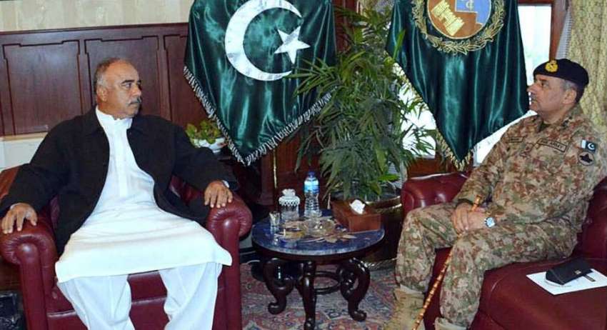 پشاور: گورنر خیبرپختونخوا شاہ فرمان  کور کمانڈر لیفٹیننٹ ..