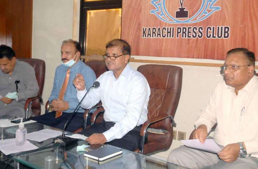 کراچی، پریس کلب میں فلسطین فاؤنڈیشن پاکستان کے زیراہتمام ..