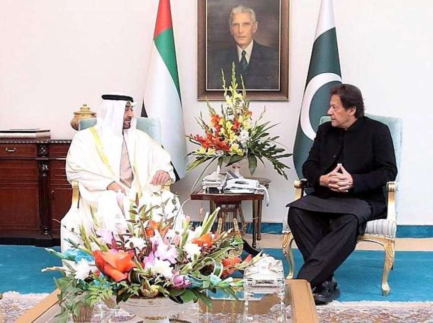 اسلام آباد: وزیراعظم عمران خان سے ابوظہبی کے ولی عہد اور ..