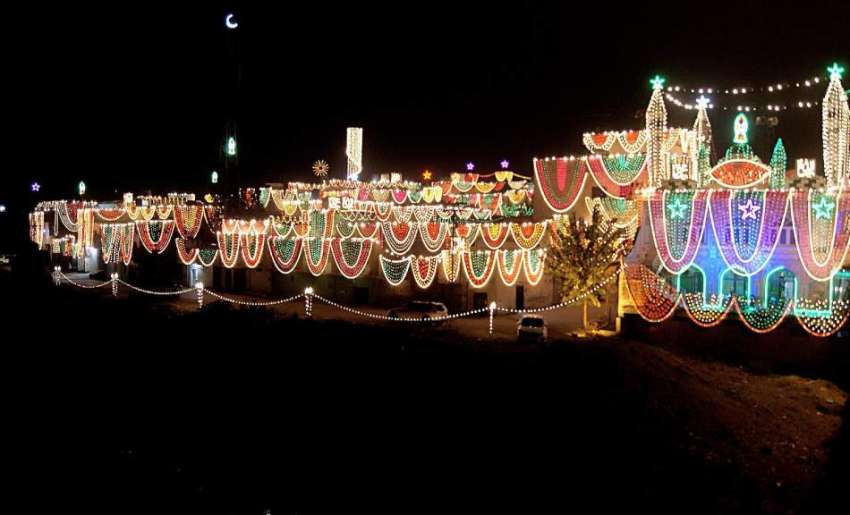 راولپنڈی، جشن عید میلاد النبی کے موقع پر پیرودھائی کے قریب ..