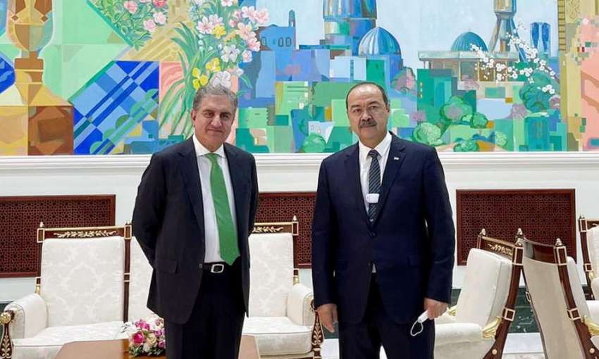 تاشقند، ازبکستان کے وزیراعظم سے وزیر خارجہ شاہ محمود قریشی ..