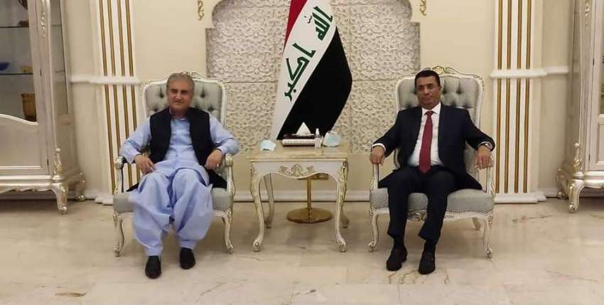 بغداد، وزیر خارجہ شاہ محمود قریشی 3 روزہ دورہ عراق کے موقع ..