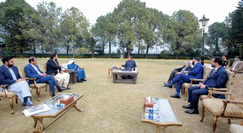 اسلام آباد، وزیراعظم عمران خان سے دھابی گروپ کا وفد ملاقات ..