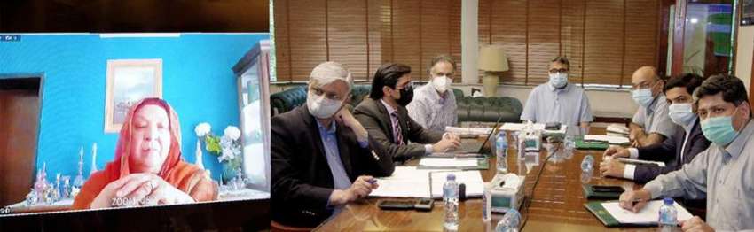 لاہور، صوبائی وزیر صحت ڈاکٹر یاسمین راشد کورونا صورتحال ..