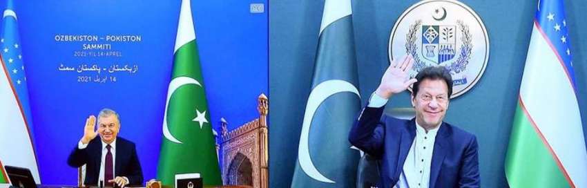 اسلام آباد، وزیراعظم عمران خان ازبکستان کے صدر کے ساتھ ازبکستان ..