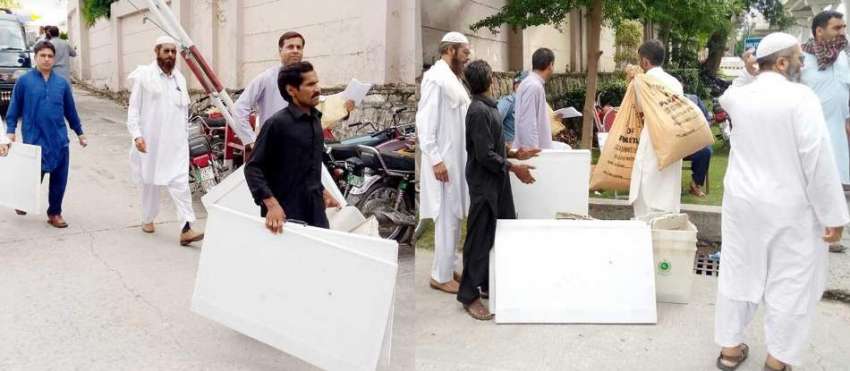راولپنڈی، کنٹونمنٹ بورڈ کے انتخابات پر پولنگ سٹیشن پر ڈیوٹی ..