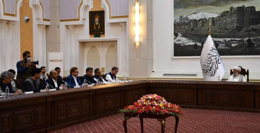 کابل، وزیر خارجہ شاہ محمود قریشی کی قیادت میں پاکستانی وفد ..