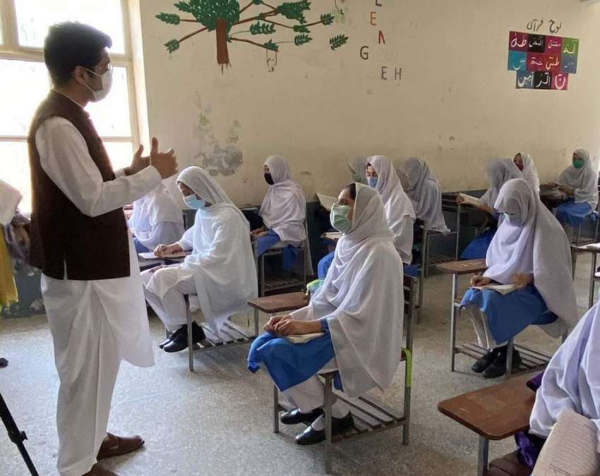 سوات، خیبرپختونخوا کے وزیر تعلیم شہرام خان ترکئی سکول دوبارہ ..