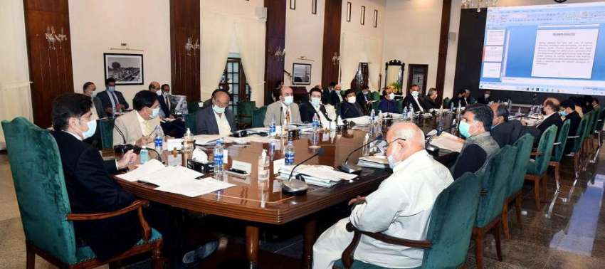کراچی، وزیراعلی سندھ سید مراد علی شاہ سندھ کابینہ کے اجلاس ..