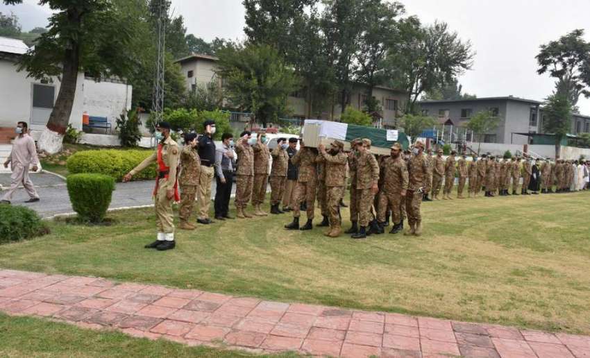 راولپنڈی، آزاد کشمیر میں دوران ڈیوٹی شہید ہونے والے فوجیوں ..