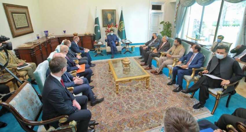 اسلام آباد، وزیراعظم عمران خان سے روسی تاجروں کا وفد ملاقات ..