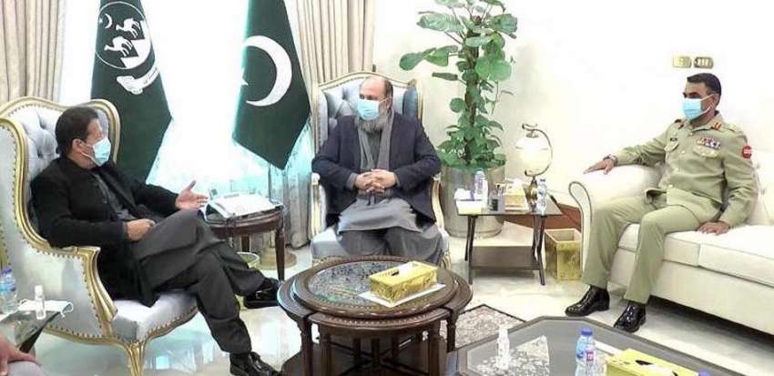 کوئٹہ، وزیراعظم عمران خان سے وزیراعلی بلوچستان جام کمال ..