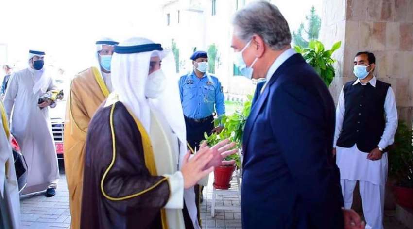 اسلام آباد، وزیر خارجہ شاہ محمود قریشی کویت کے وزیر خارجہ ..