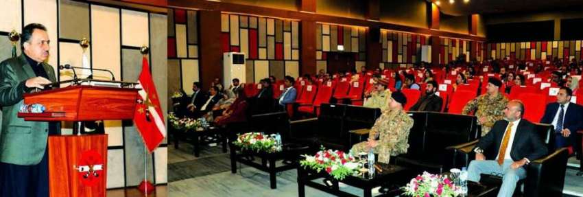 کوئٹہ، گورنر بلوچستان سید ظہور احمد آغا قومی سلامتی ورکشاپ ..