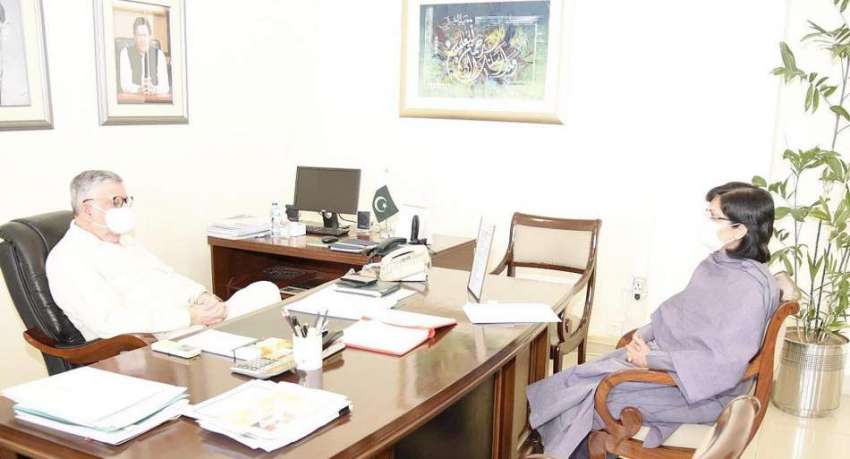 اسلام آباد، وزیر خزانہ شوکت ترین سے وزیراعظم کی خصوصی مشیر ..