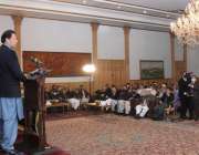 پشاور، وزیراعظم عمران خان صوبائی کابینہ اور ارکان پارلیمنٹ کے اجلاس ..