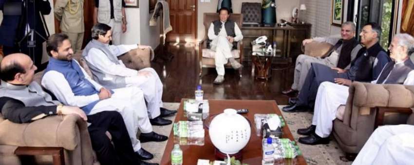 اسلام آباد، وزیراعظم عمران خان سے چوہدری پرویز الہی ملاقات ..