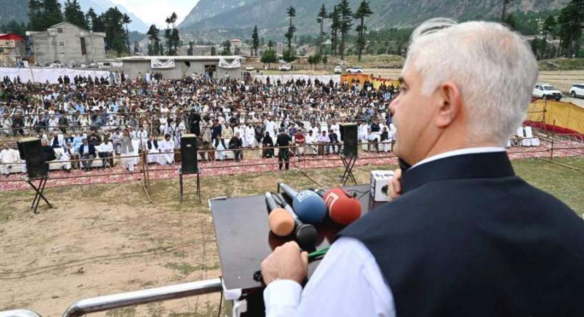 سوات، وزیراعلی خیبرپختونخوا محمود خان جلسہ عام سے خطاب ..