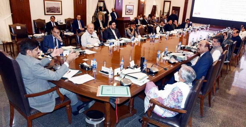 کراچی، وزیراعلی سندھ سید مراد علی شاہ صوبائی کابینہ کے اجلاس ..