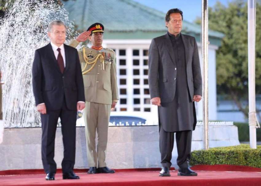 اسلام آباد، ازبکستان کے صدر شوکت مرزا یوف کو وزیراعظم ہاؤس ..