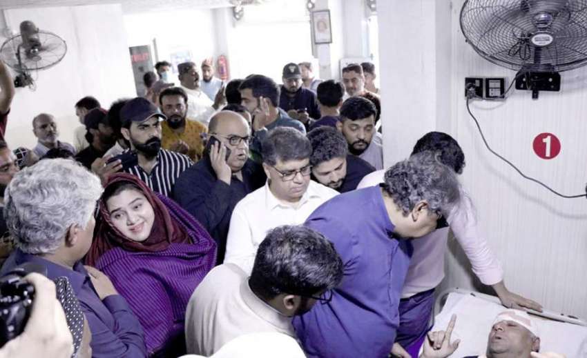 کراچی، این اے 237 ضمنی انتخاب کے موقع پر تحریک انصاف سندھ ..