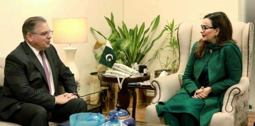 اسلام آباد، وفاقی وزیر برائے ماحولیاتی تبدیلی سینیٹر شیریں ..