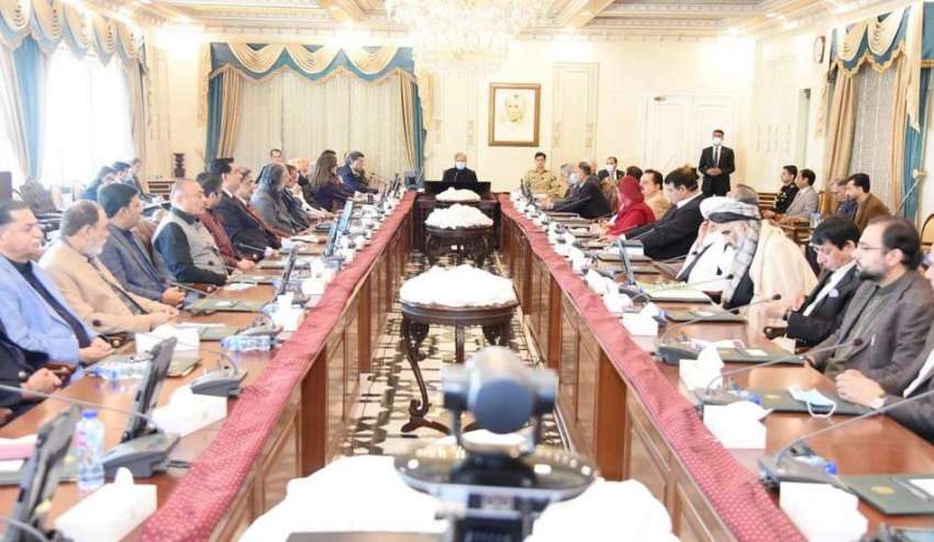 اسلام آباد، وزیراعظم شہباز شریف وفاقی کابینہ کے اجلاس کی ..