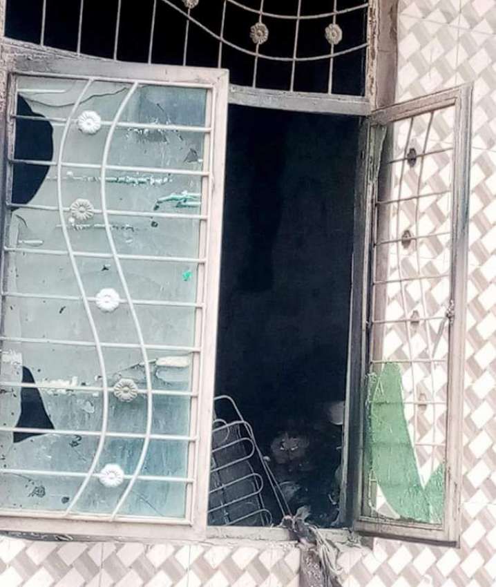لاہور، اندرون بھاٹی گیٹ میں ہولناک آتشزدگی سے متاثرہ گھر، ..