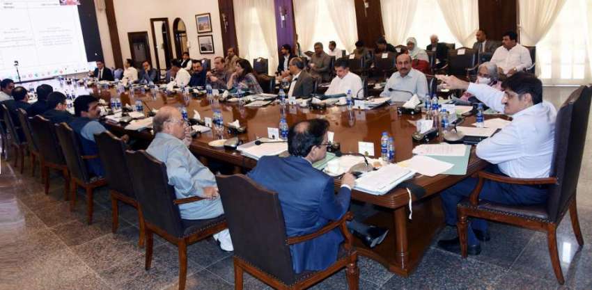 کراچی، وزیراعلی سندھ سید مراد علی شاہ سندھ کابینہ کے اجلاس ..