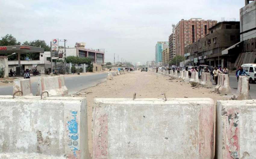 کراچی، ایم اے جناح روڈ پر گرین لان پراجیکٹ سست روی کا شکار ..