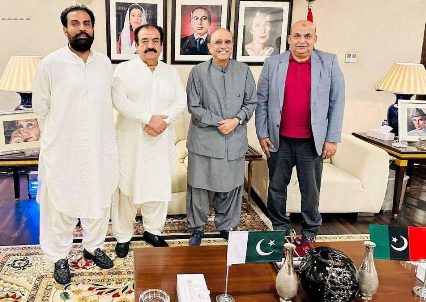 کراچی، سابق صدر آصف علی زرداری سے پیپلز پارٹی بلوچستان کے ..