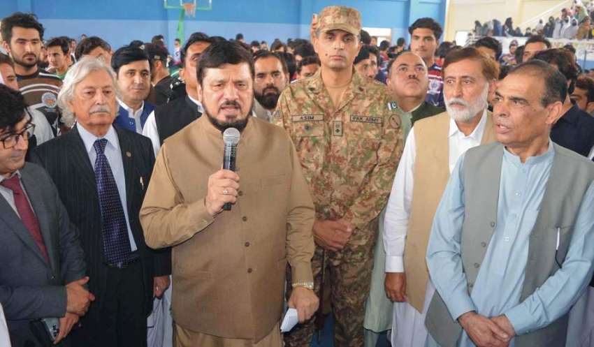 پشاور، گورنر خیبرپختونخوا حاجی غلام علی پاکستان آرمی کے ..