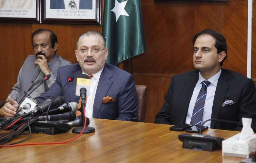 کراچی، صوبائی وزیر اطلاعات شرجیل انعام میمن، مشیر قانون ..