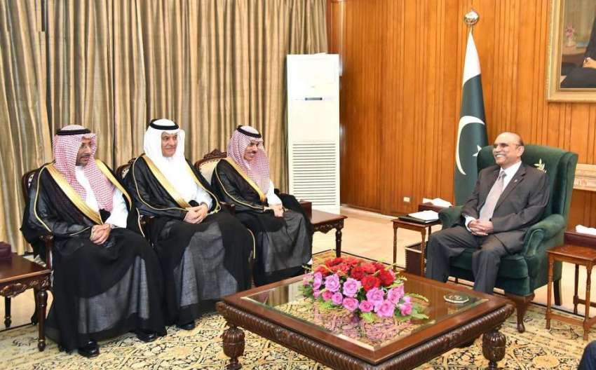 اسلام آباد، صدر مملکت آصف علی زرداری سے سعودی وزیر خارجہ ..