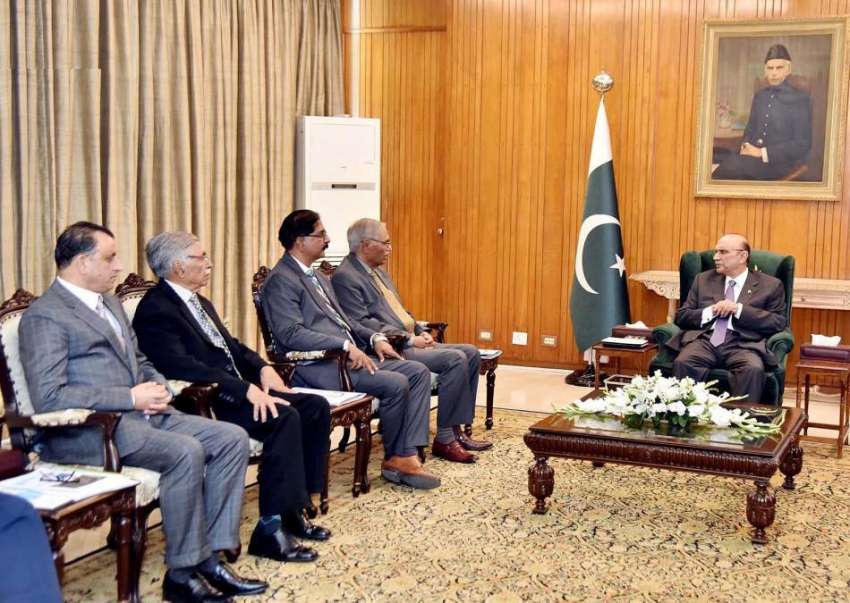 اسلام آباد، صدر مملکت آصف علی زرداری سے پاکستان نیشنل ہارٹ ..
