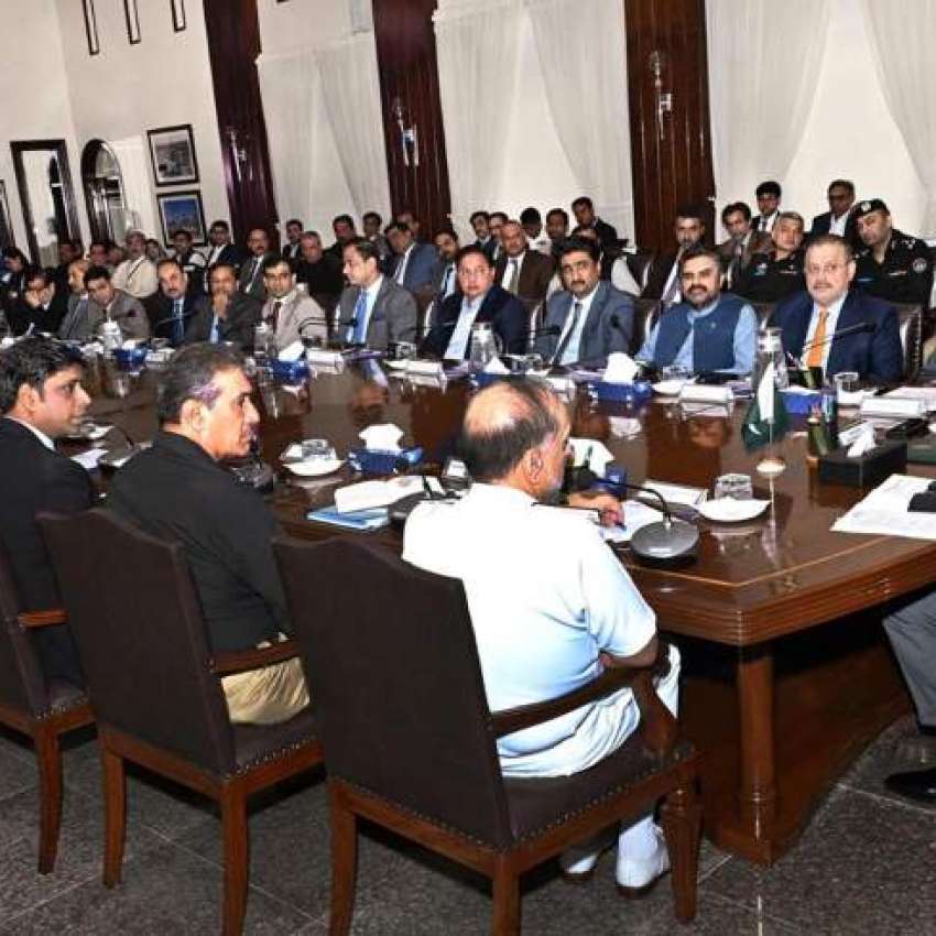 کراچی، وزیراعلی سندھ سید مراد علی شاہ وزیراعلی ہاؤس میں ..