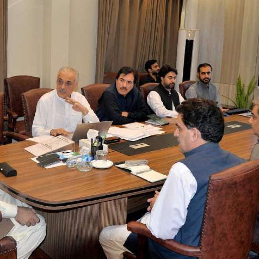 پشاور، چیف سیکرٹری خیبرپختونخوا شہاب علی شاہ محکمہ سی اینڈ ..