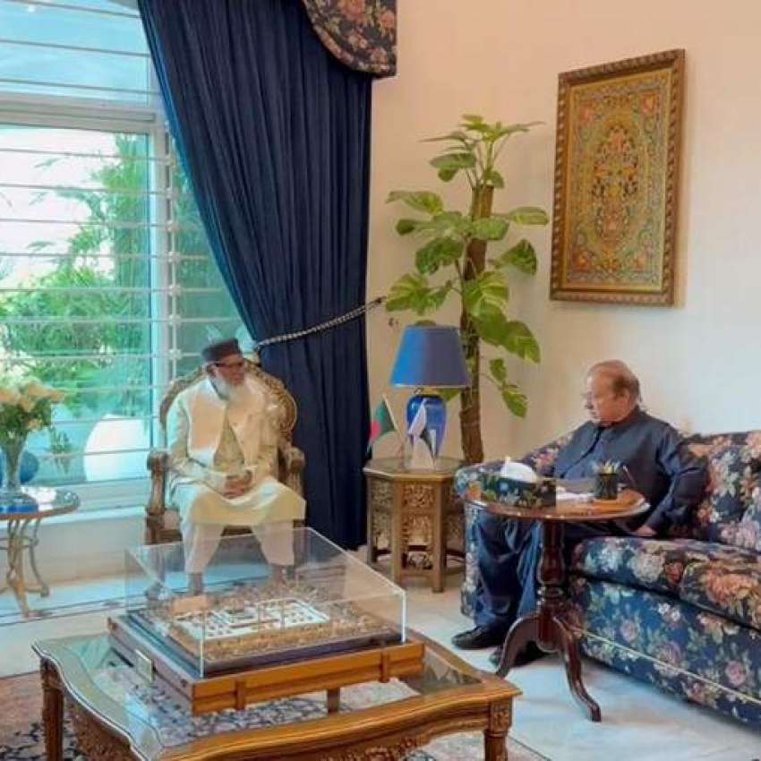 لاہور، پاکستان مسلم لیگ ن کے صدر محمد نواز شریف اور وزیراعلی ..