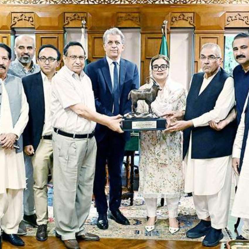 لاہور، وزیر اطلاعات پنجاب عظمی بخاری کو اے پی این ایس کا ..