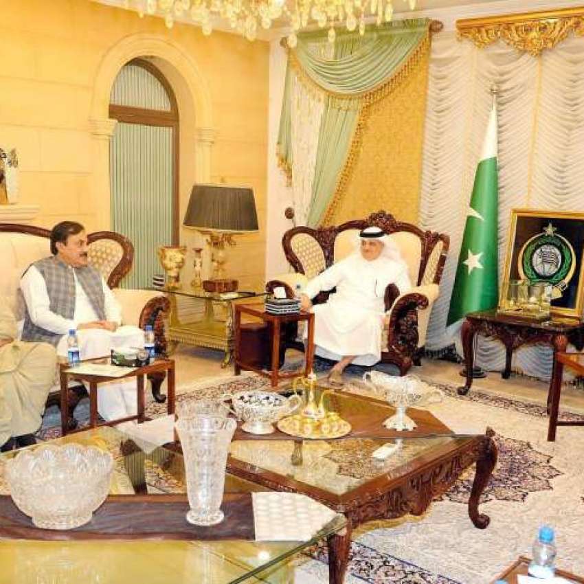 اسلام آباد، سعودی سفیر نواف بن سعید المالکی (ف) کے سربراہ ..
